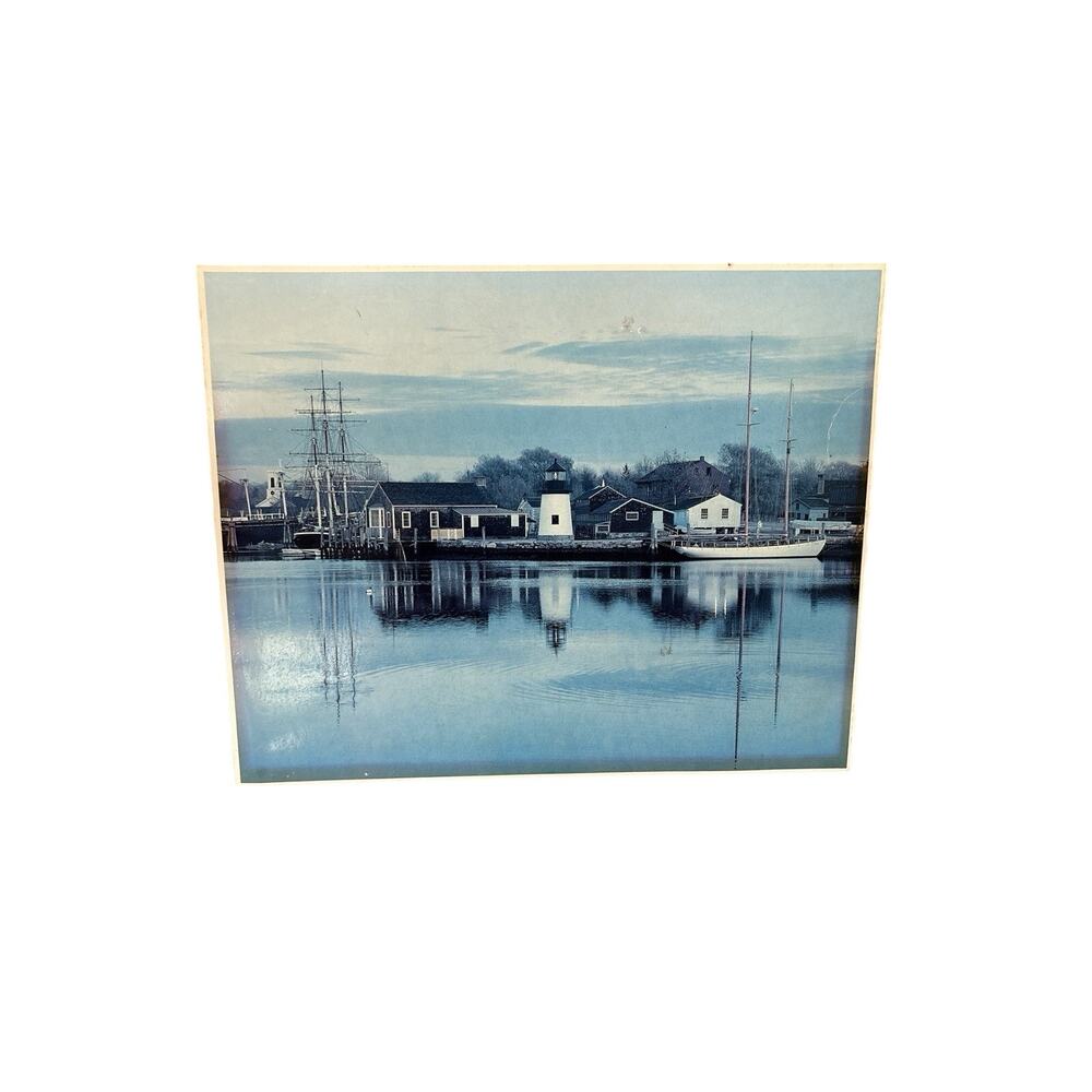1980 Mystic Seaport Harbor Photo Print Impact John Wagner Collection Ed Cooper